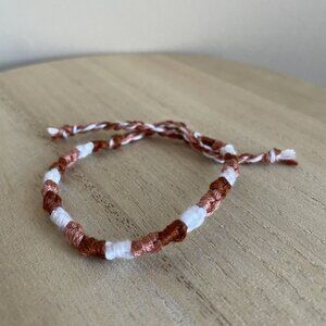 Catriona Bracelet, anklet, trendy, comfortable, tie, embroidery thread, woven, g